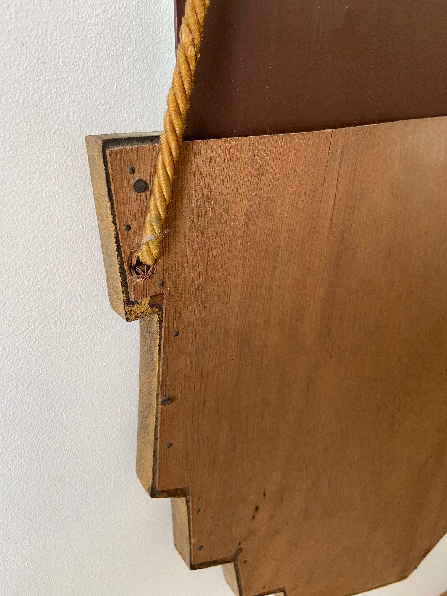 Mercury mirror bevelled 77 x 48 cm