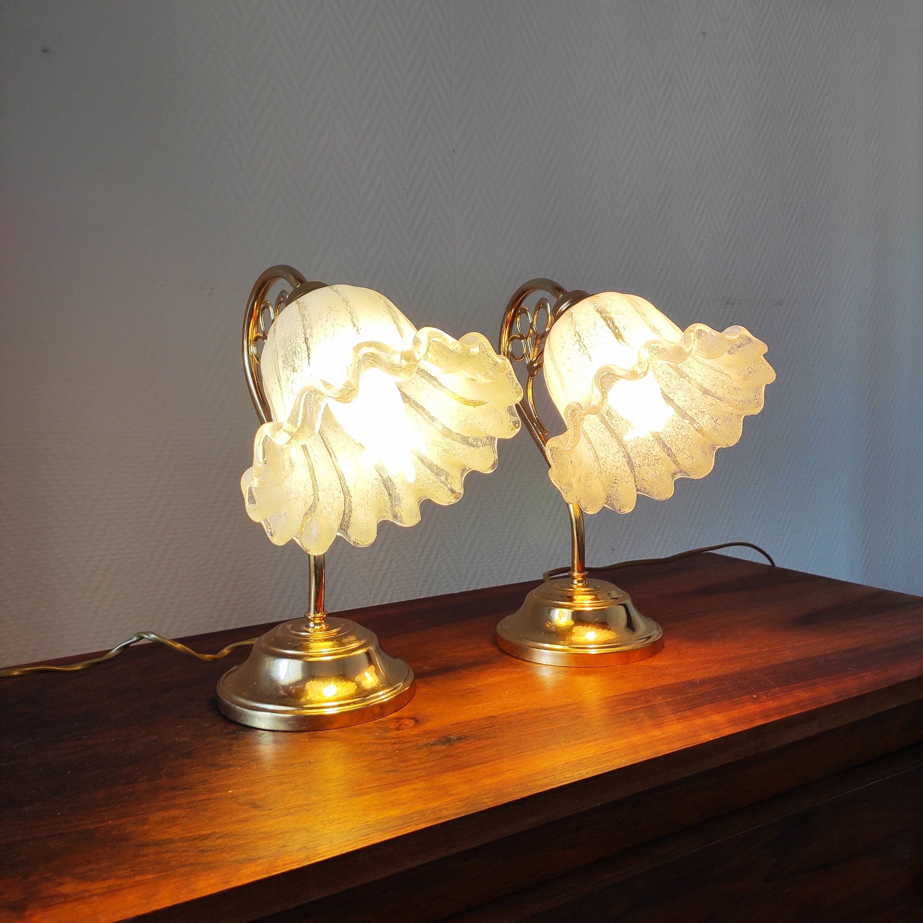 Paire de lampes vintage Italy