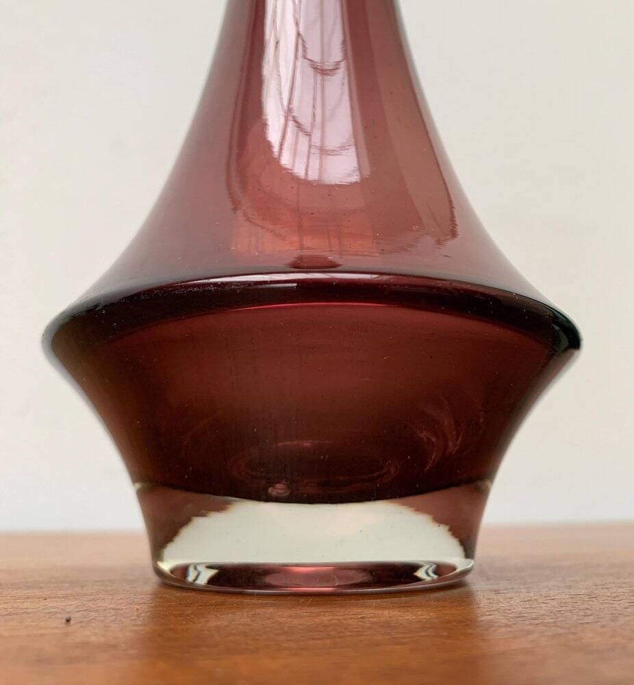 Vases en verre 1379 Mid-Century par Tamara Aladin pour Riihimäki, Finlande, années 1960, lot de 2