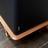 mahogany and black arbus sideboard