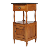 Art Deco French Night Stand with Blue Stone Top, 1920s