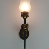 Pair of torch sconces