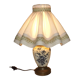 Lampe de table en porcelaine et laiton