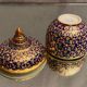 Sucrier bonbonnière pot couvert porcelaine Thaïlande