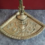 Bronze fireplace set