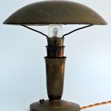 Art Deco bauhaus copper mushroom lamp
