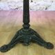 Parisian bistro table cast iron foot