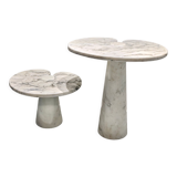 Pair of tables "Eros" by Angelo Mangiarotti for Skipper