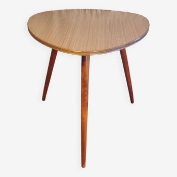 Formica tripod coffee table