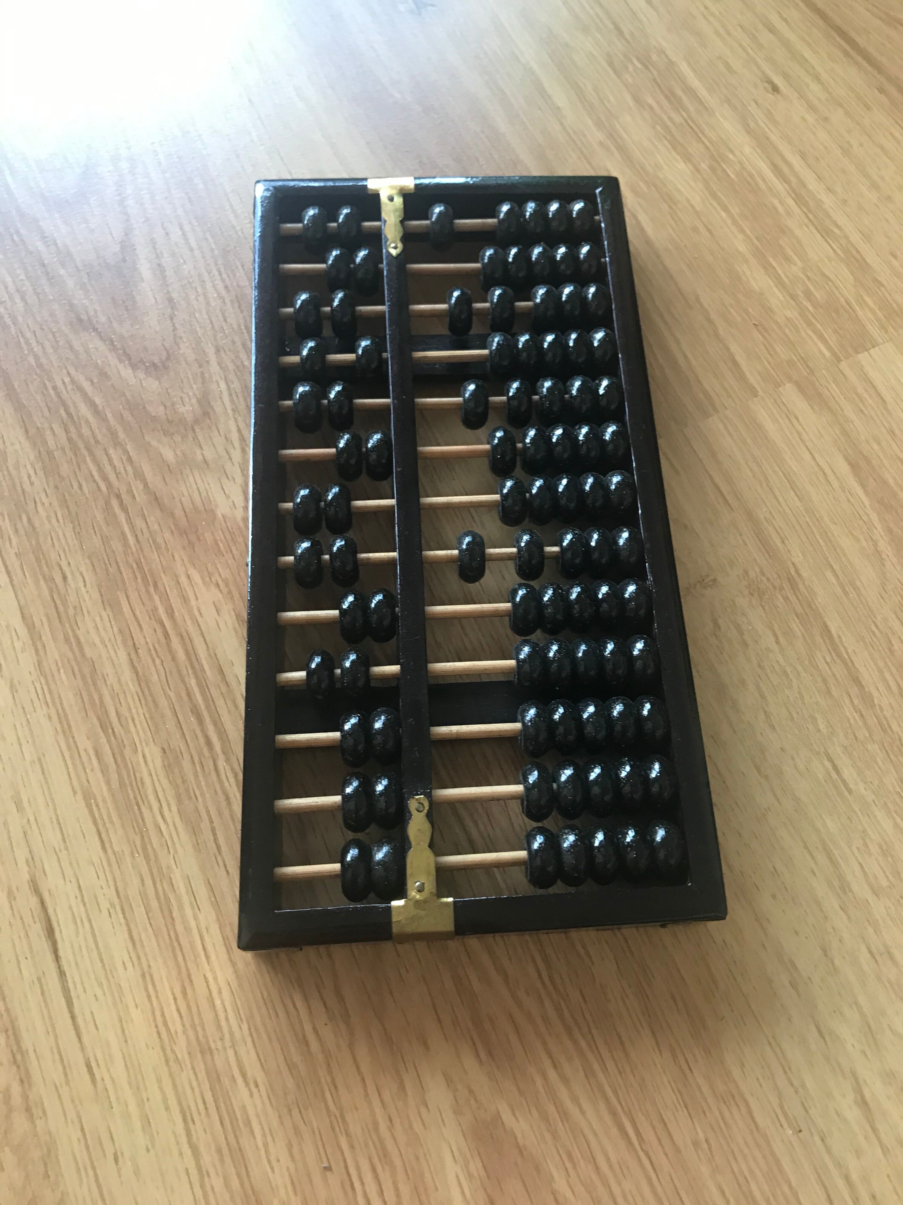 Chinese black wood boulier