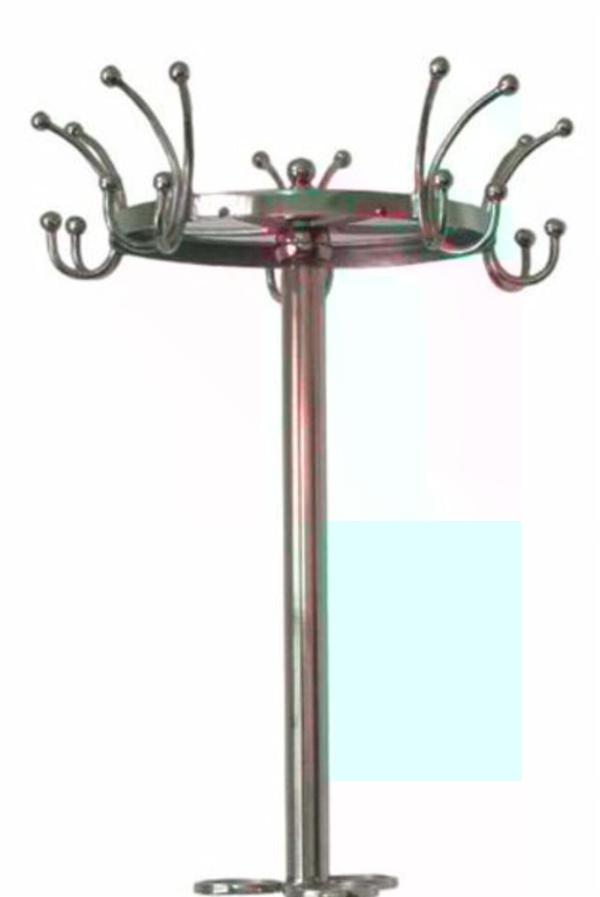 Casa Padrino baroque coat rack silver H. 180 cm