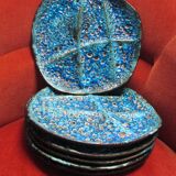 Plates with compartments Emaux de Glaciers