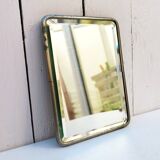 Simple barber mirror to put or hang vintage 50's