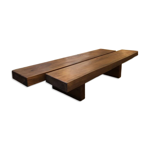 Table basse design Wabi Sabi, numérotée, édition Mobili Mundi
