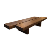 Table basse design Wabi Sabi, numérotée, édition Mobili Mundi