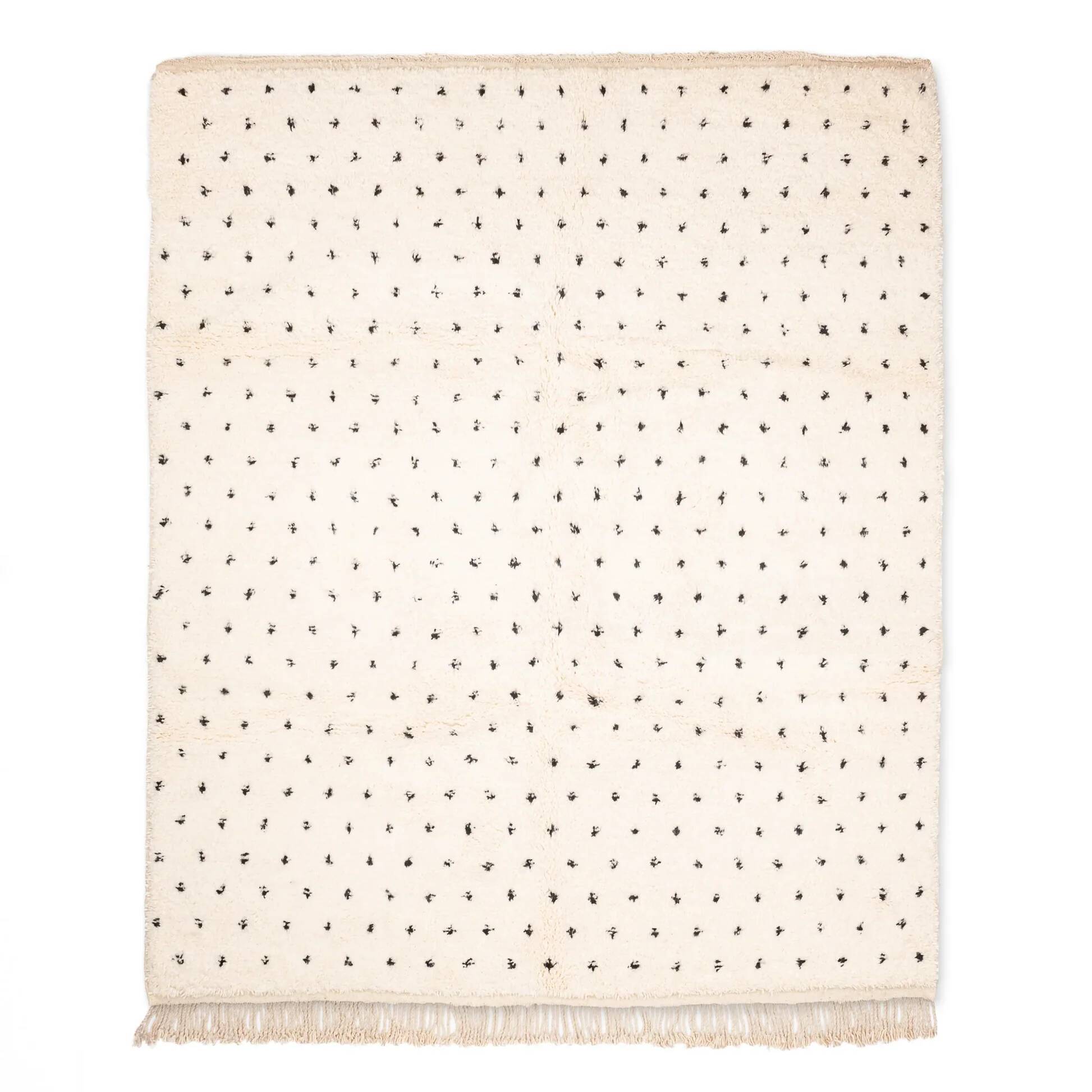 Tafraout – Black and white Berber rug