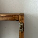 Cube oak wall shelf