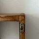 Cube oak wall shelf