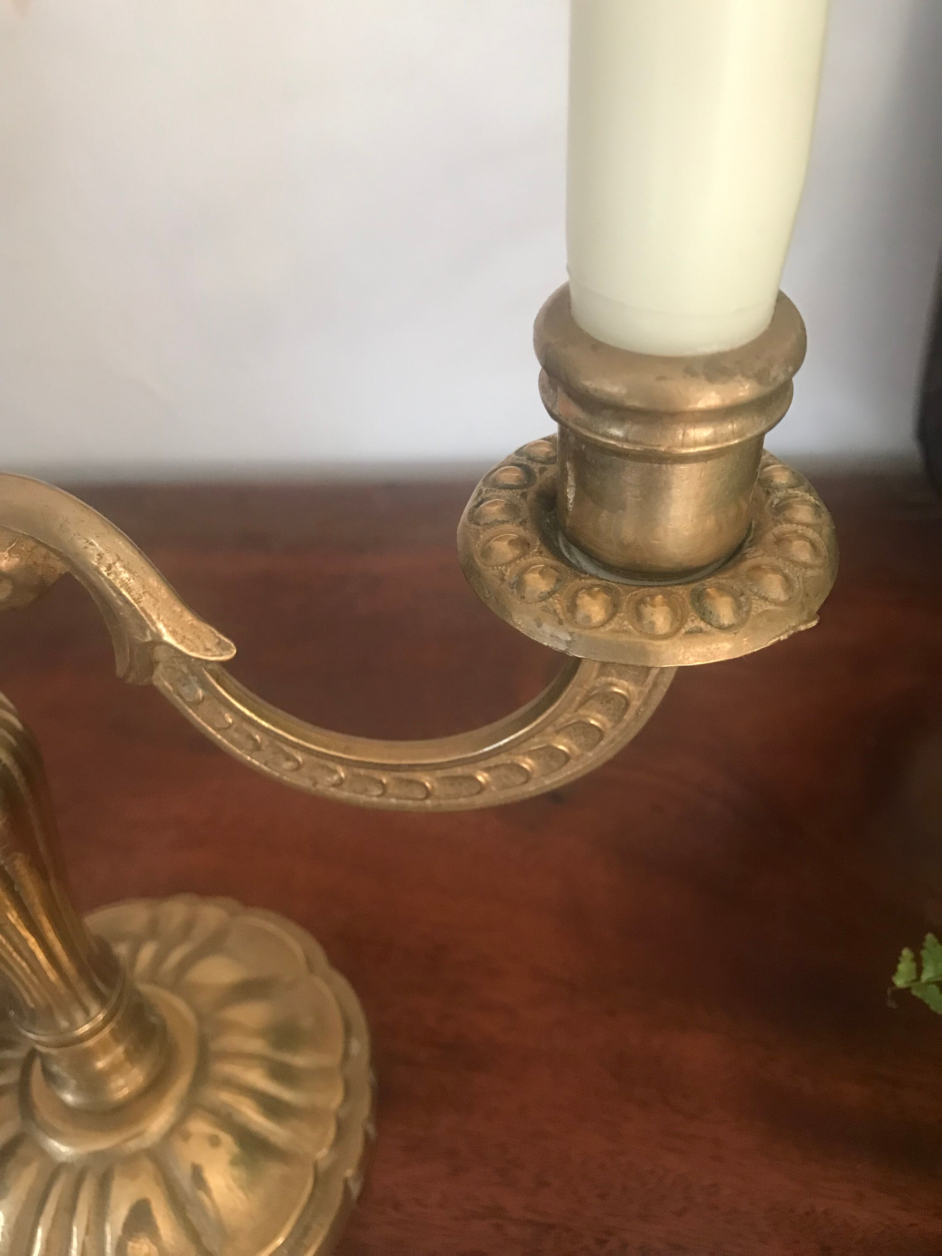 Solid brass chandelier