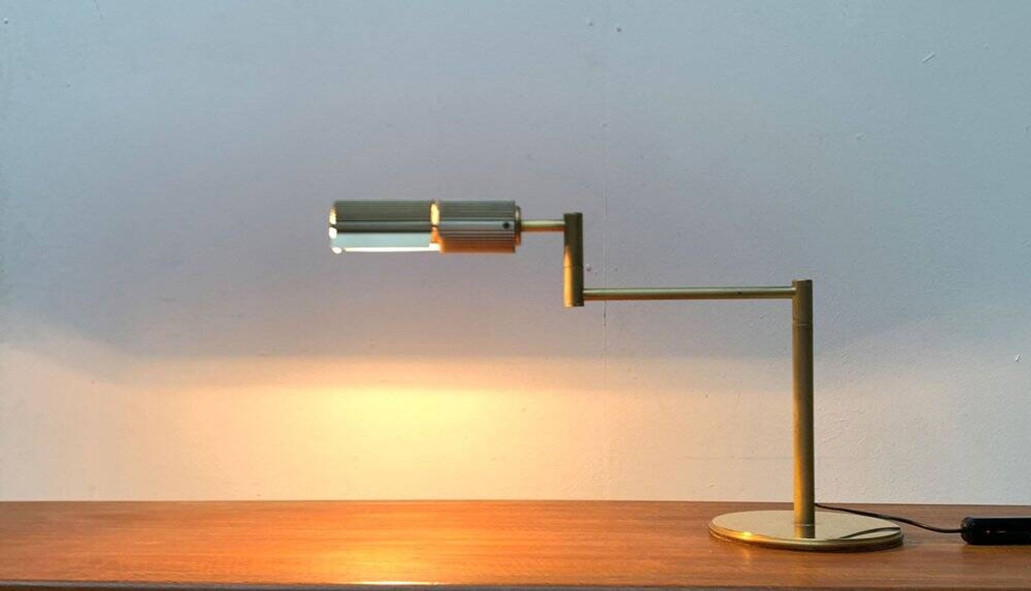 Space Age table lamp by V. Frauenknecht for Swisslamps International, 1970s.
