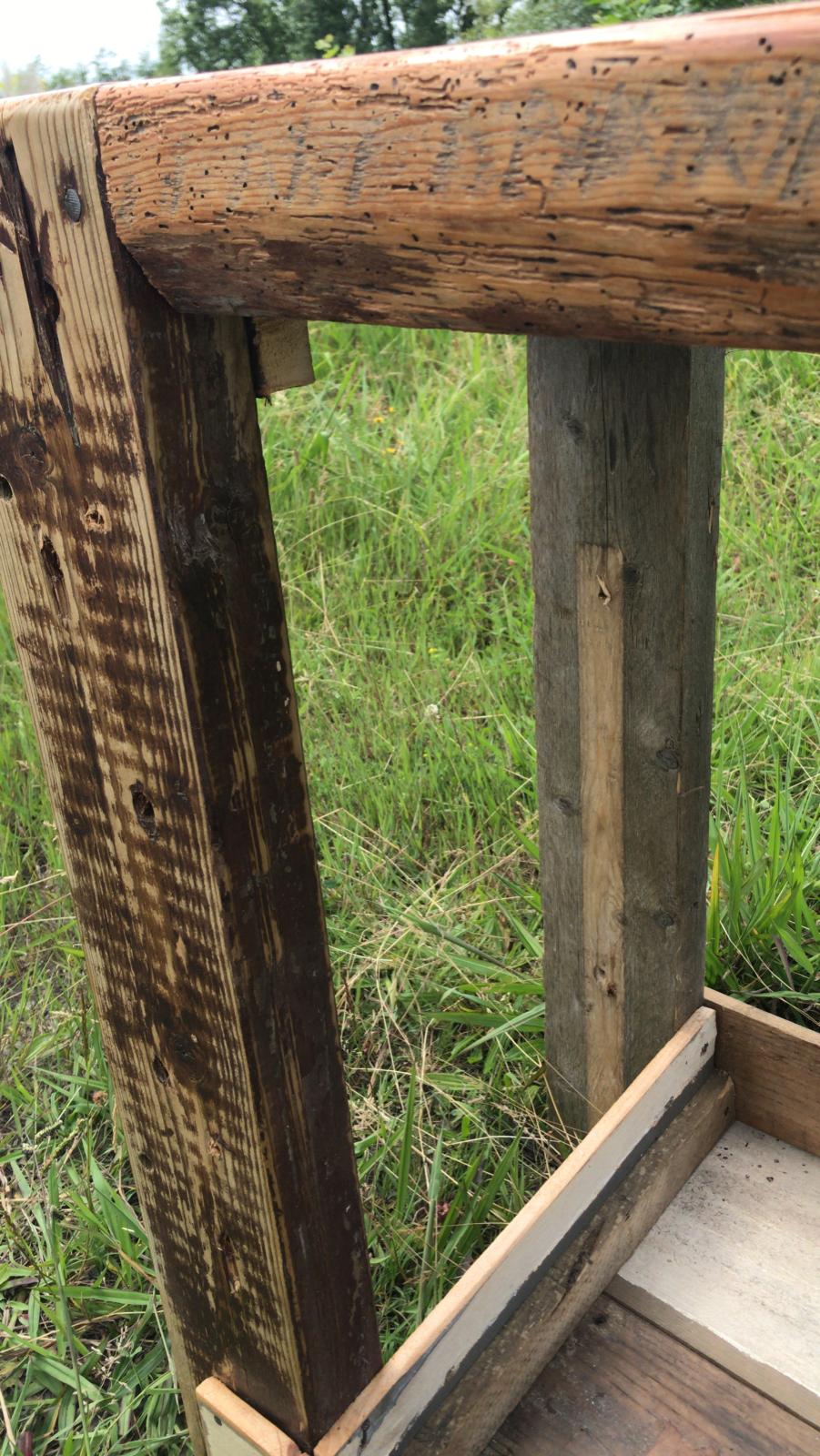 Solid wood workbench