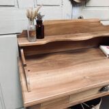 Antique solid oak secretary – gently refurbished