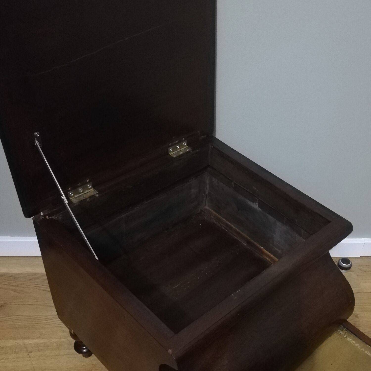 Old mahogany bookcase