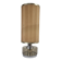 Lampe en verre fumé années 70