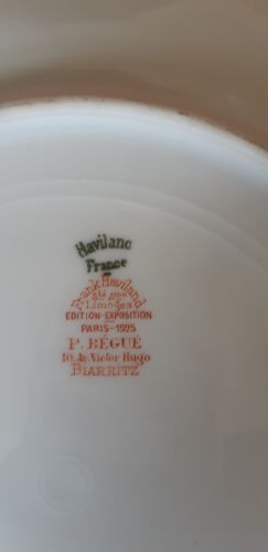 Service vaisselle en porcelaine de Limoges Frank Haviland  1924