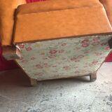 Pair of club armchairs