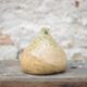 Vintage glazed ceramic soliflore, La Borne pottery, countryside, brutalist.