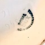 White and Blue Porcelain Vase by Jindřich Marek for Royal Dux, Czech Republ