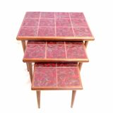 Table gigognes, années 1970