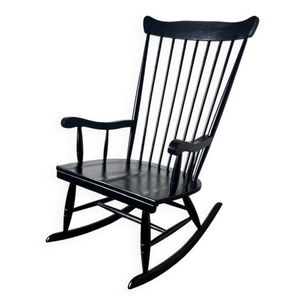 Rocking chair noir