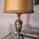 very beautiful empire lamp, 1960 gold chrome steel small trace of normal wear, 31x20