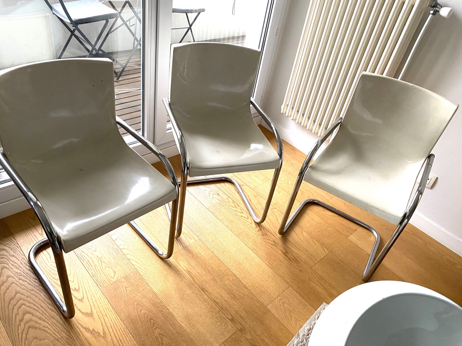 3 vintage design Gautier chairs