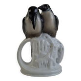 Figurine de pingouin en porcelaine tchèque Art Déco par Pfeiffer & Löwenstein, 1930