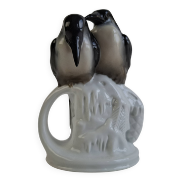 Art Deco Czech Porcelain Penguin Figurine by Pfeiffer & Löwenstein, 1930