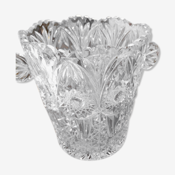 Seau à champagne cristal de bohème