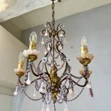 Italian opaline pink lustre