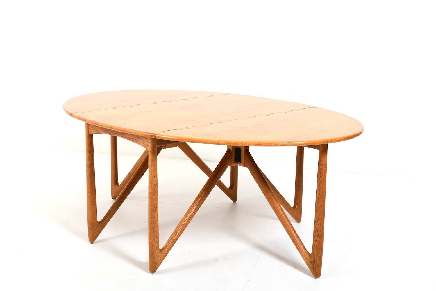 Drop Leaf Dining Table by Niels Koefoed  Denmark 1960s