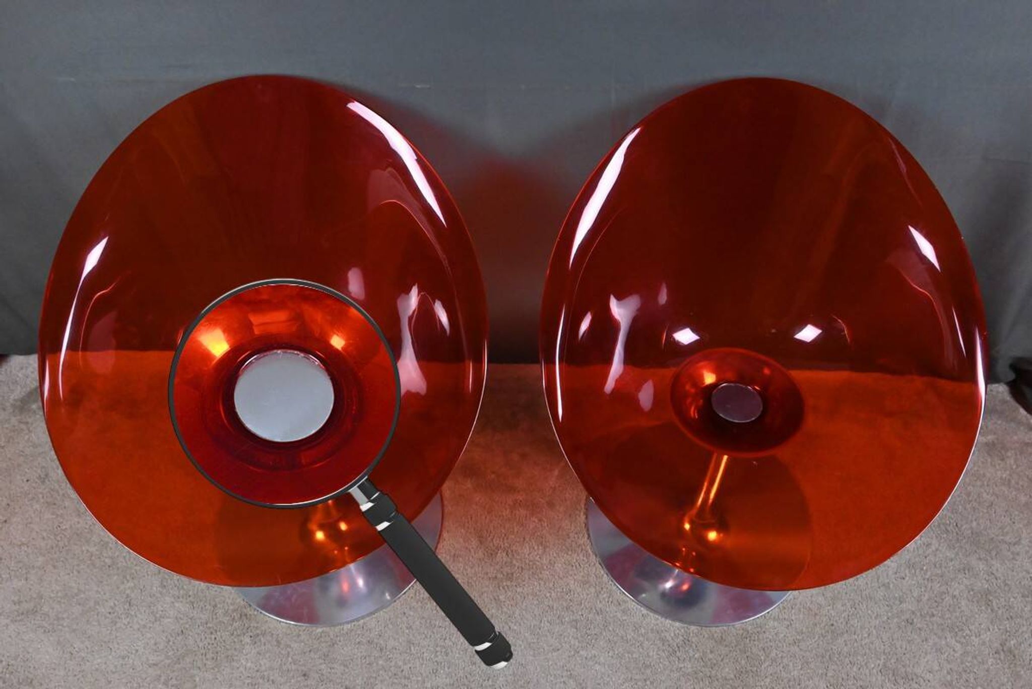 Pair of Eros Armchairs in Polycarbonate, by P. Starck – 2001