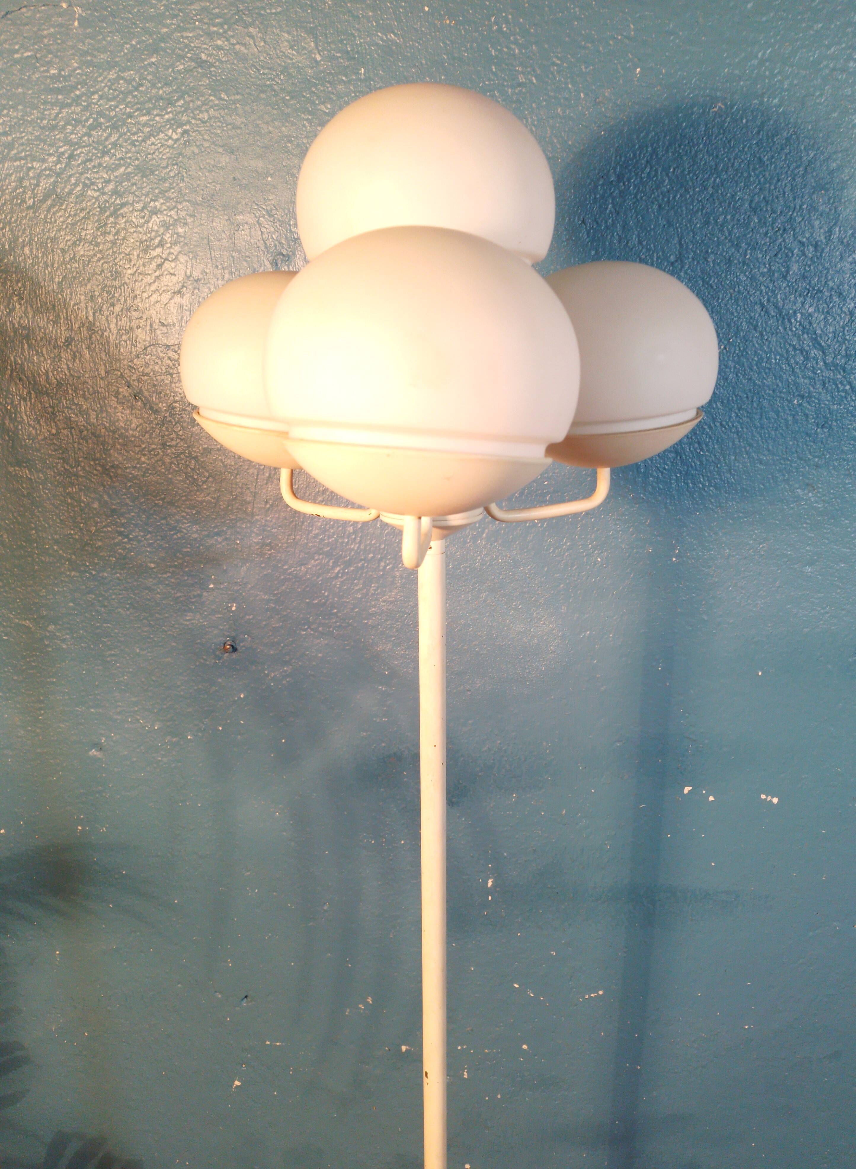 1960s four-light floor lamp
