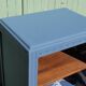 Buffet haut art deco rénové bleu