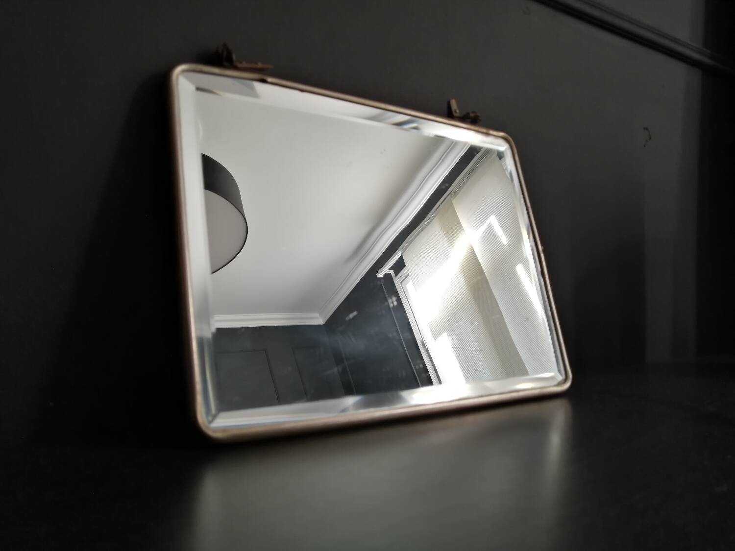 Vintage barber mirror