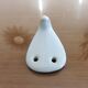 Art deco coat hook in pale blue porcelain 1930s 40s