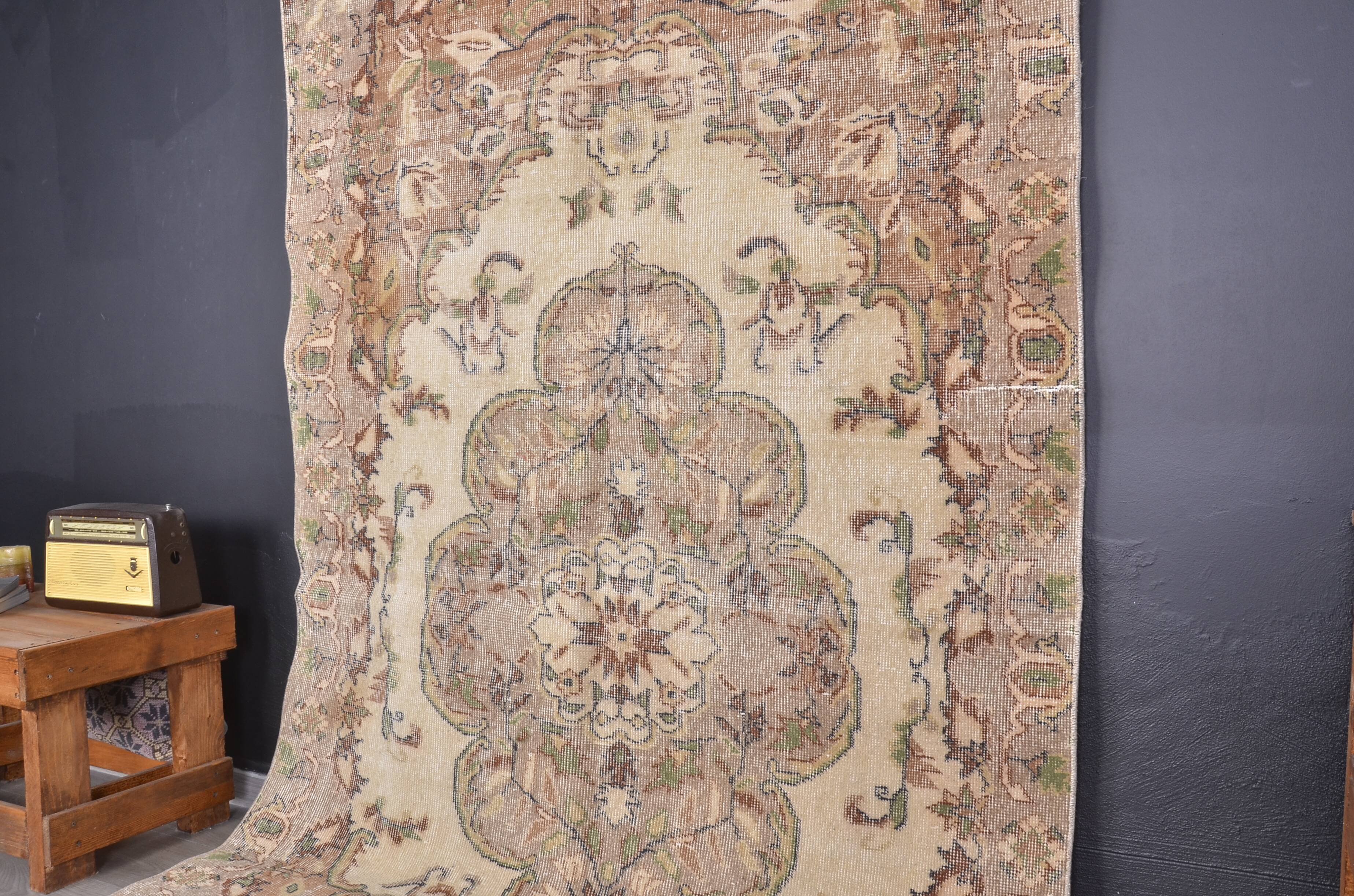 Vintage Handknotted Floor Carpet sku c-84