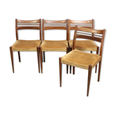 4 Scandivanian chairs