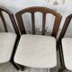 4 Scandinavian mahogany chairs