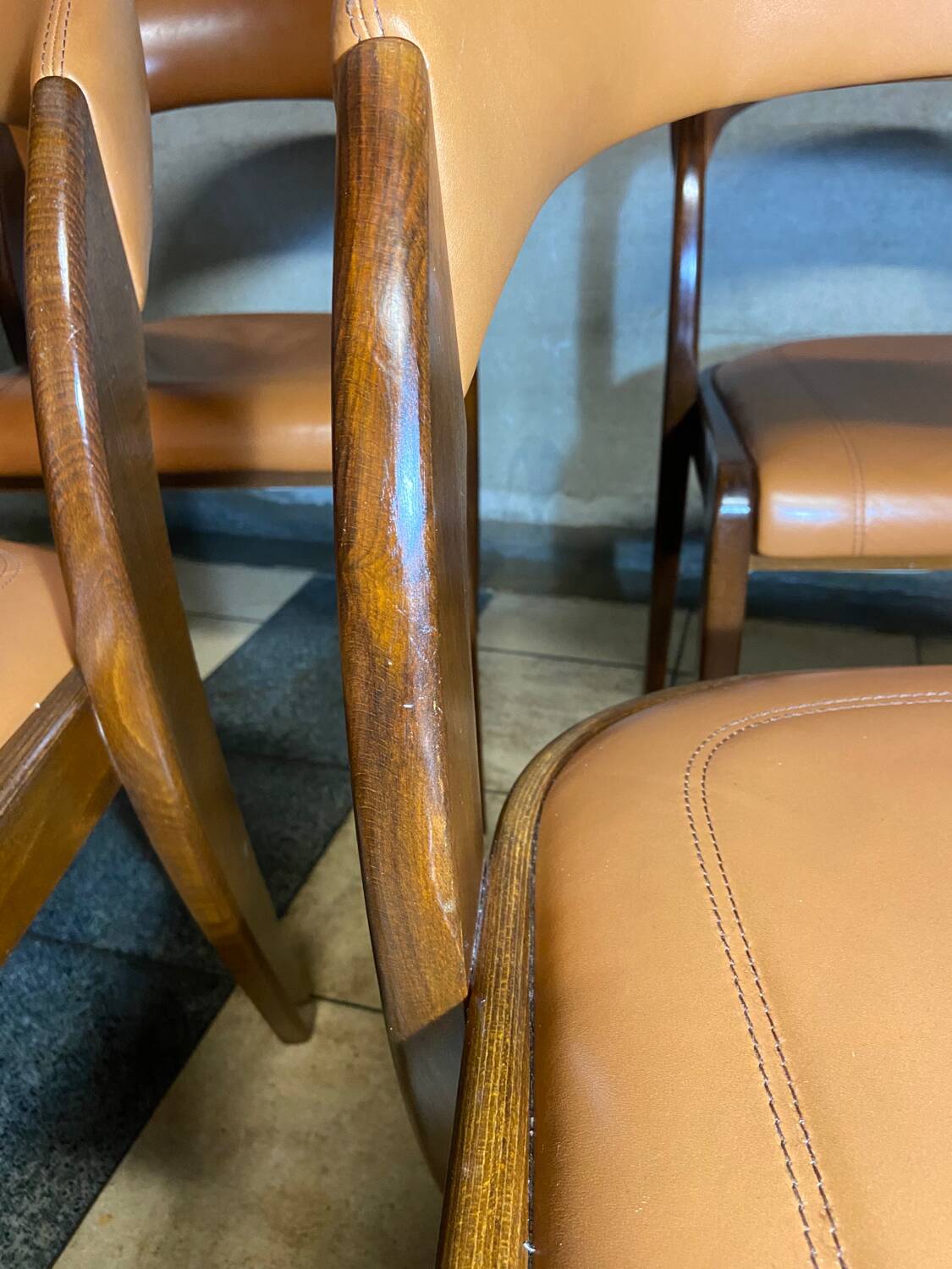 Set of 6 Baumann gondola chairs